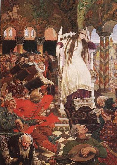 Viktor Vasnetsov The Unsmiling Tsarevna china oil painting image